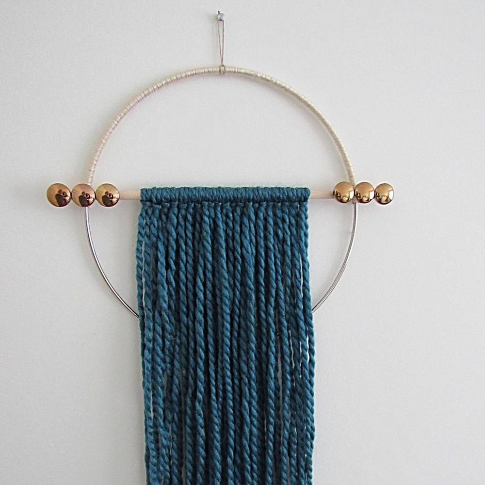 Modern Boho Yarn Wall Macrame Hanging